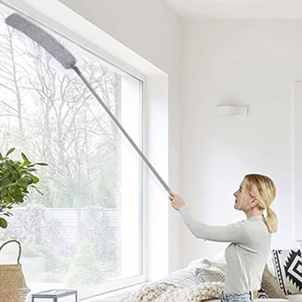 250CM Long Handle Retractable Gap Dust Cleaner Cleaning Tool With Microfiber Dusting Cloths