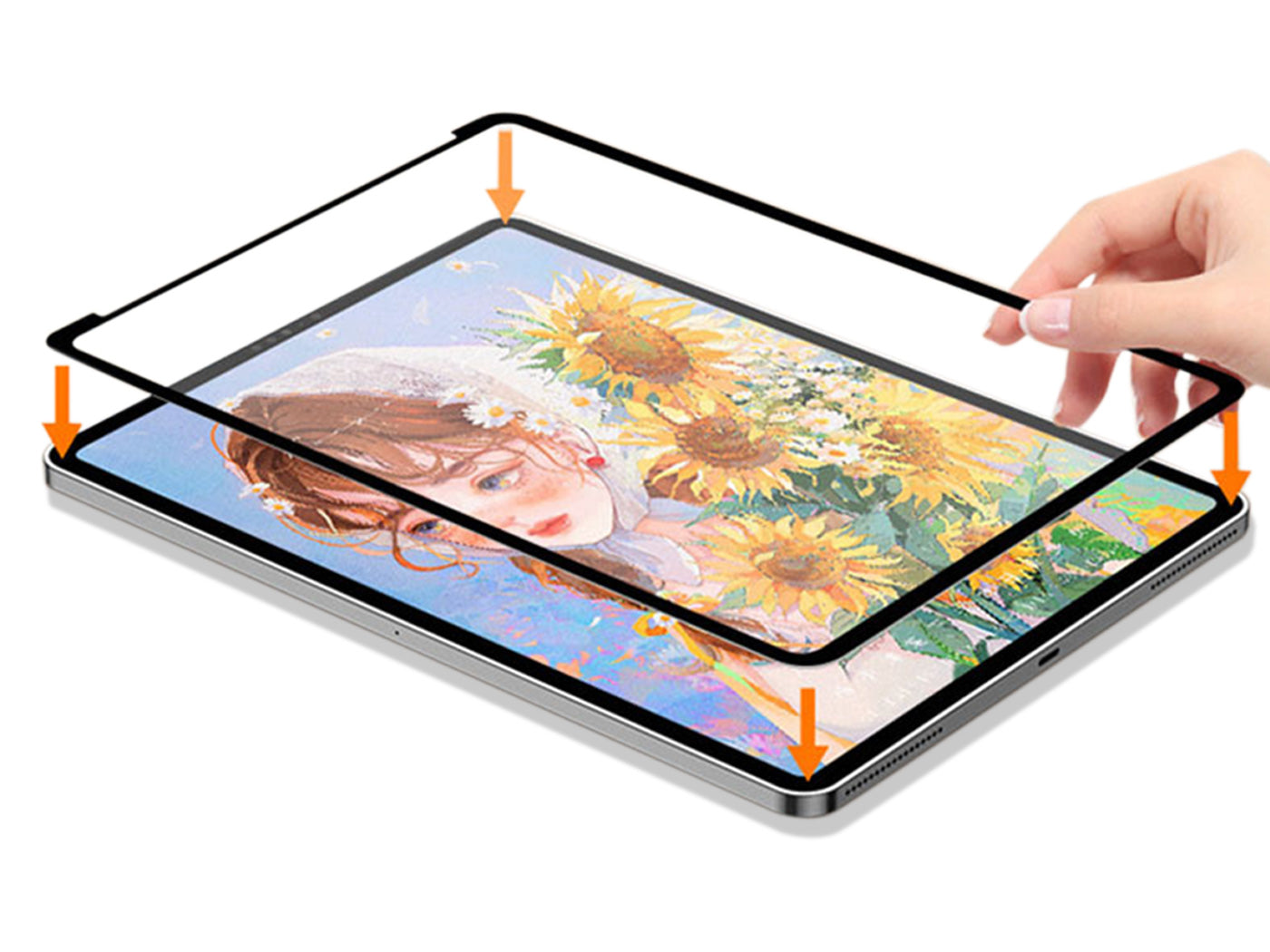 Nano Paper Screen Protector Compatible with iPad Detachable Reusable Matte Film