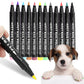 12 Colors Pet Nail Polish Marker Pens Set
