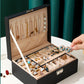 Mini Portable Double Layer Travel Jewelry Organizer Box
