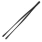 2 Pack 30cm BBQ Tongs Stainless Steel Round and Straight Head for Grilling Cooking