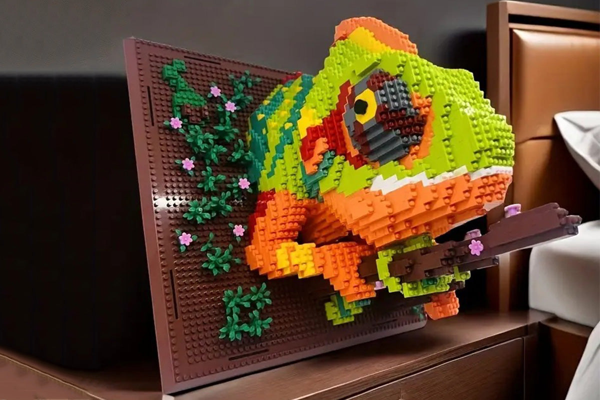 3D Wall Art Animal Building Blocks Set 3D Creative Building Toy