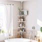 4 Tier Telescopic Bathroom Wall Corner Shelf Rack Shower Caddy Storage Organizer