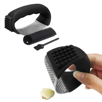 Stainless Steel Garlic Peeler and Squeezer Kitchen Tool Kit