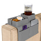 Couch Cup Holder Tray Sofa Armrest Tray with Drink Holder Side Pockets