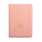 Pregnancy Daily Journal PU Cover Card Holder