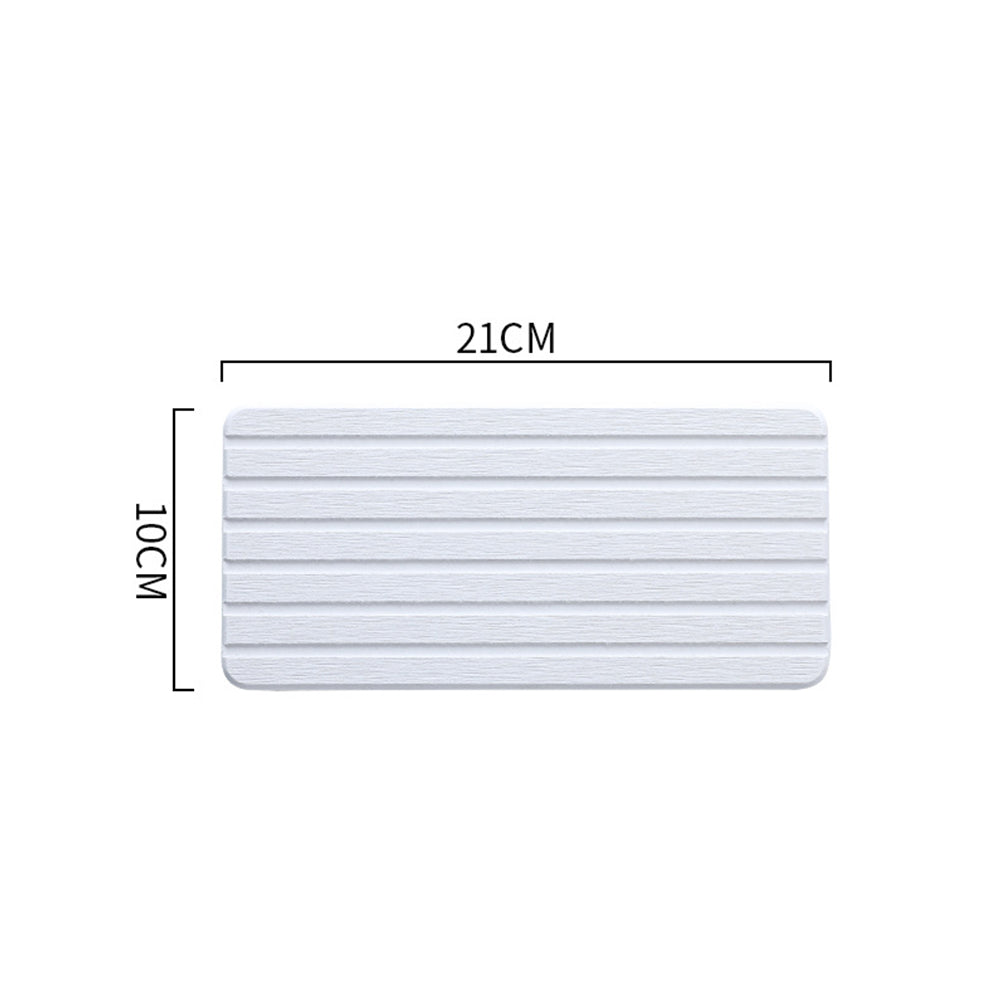 2 Pack Water Absorbent Diatomite Coasters Quick Drying Drink Mat for Table