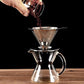 Reusable Coffee Tea Filter Mesh Stainless Steel Funnel with Base