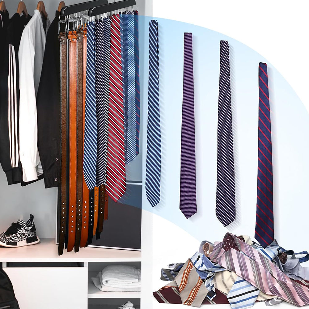 14-Hook Bra Belt Tie Storage Rack