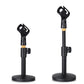 Desk Microphone Stand Adjustable Table Top Mic Holder Mount with Clip