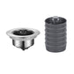 Kitchen Sink Drain Strainer and Stopper Combo Stainless Steel Sink Aid
