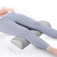 Half Moon Bolster Pillow for Legs Under Knee Support for Back and Side Sleeping