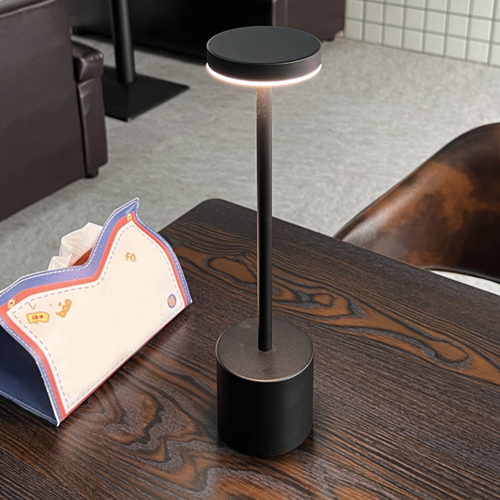 Three Color Rechargeable Touch Cordless Table Lamp for Dining Room