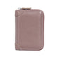 Genuine Leather RFID Blocking Card Holder Wallet with Zipper