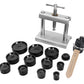 Watch Back Press Tool Kit with 18Pcs Fitting Dies for Case Repair
