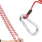 4FT Breakaway Trailer Cable Stainless Steel Safety Brake Cable with Spring