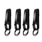 4Pcs Belt Key Holder with 2 Detachable Key Rings