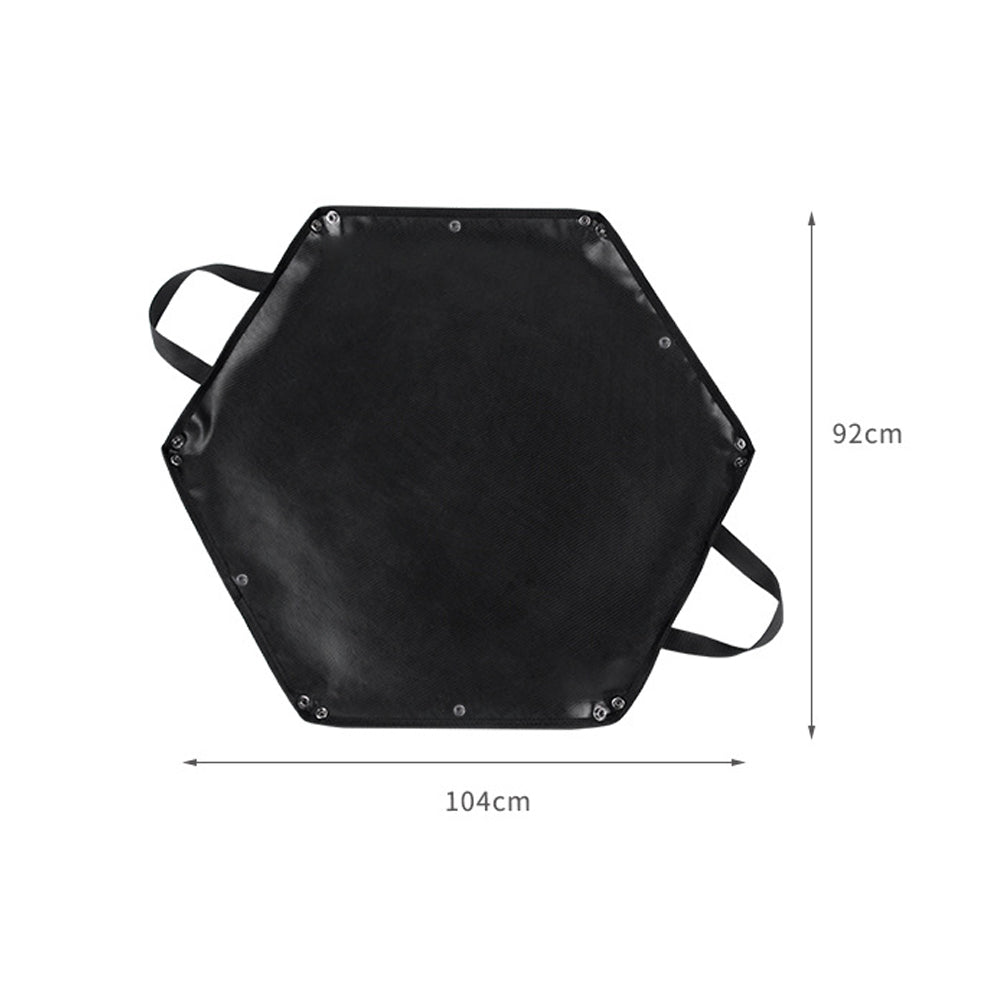 2Pcs Heat Resistant Hexagonal Fireproof Mat