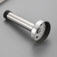 4 Pack Stainless Steel Door Stop Strong Adhesive No-Drill with Rubber Bumper