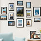 15 Piece Picture Frame Set Multi-size Collage Photo Frames for Wall or Tabletop Display