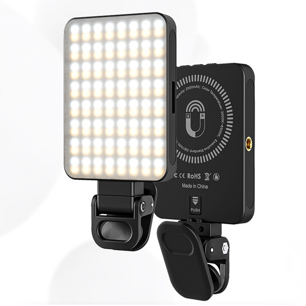 Selfie Light With Clip USB Rechargeable LED Phone Light Photo Light For Selfie Video Live Stream
