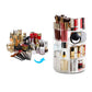 360 Degree Rotating Makeup Organizer Box Cosmetic Storage