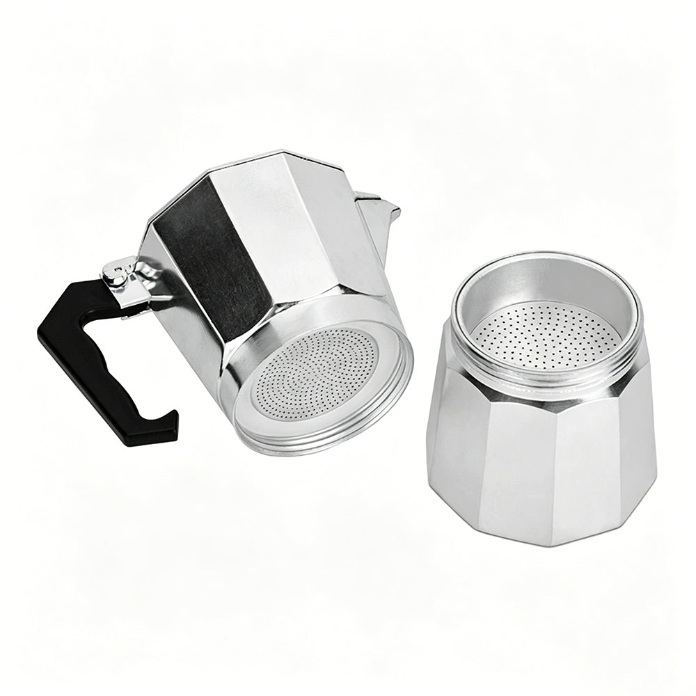 Moka Pot 450ml 9 Cup Aluminum Octagonal Stovetop Coffee Maker