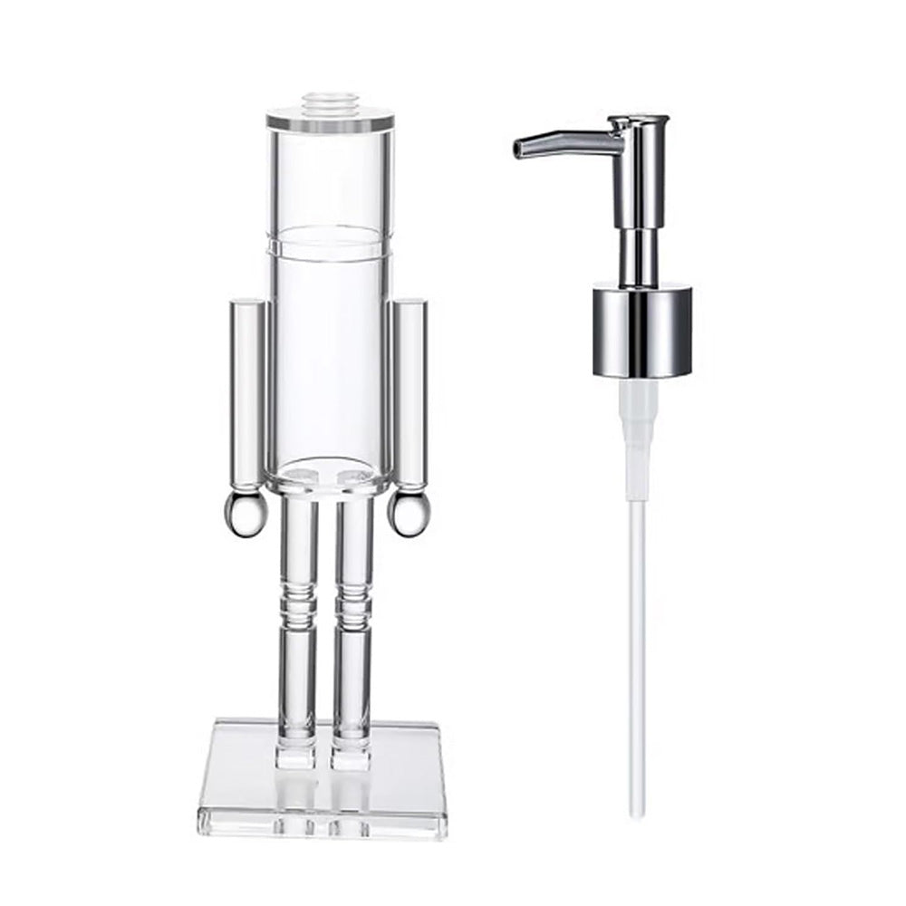Christmas Nutcracker Soap Dispenser Clear Pump Bottle Bathroom Kitchen