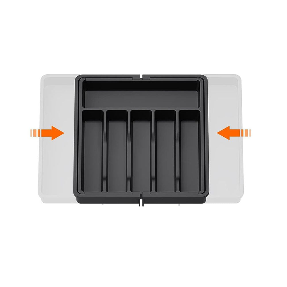 Expandable Utensil Tray Kitchen Drawer Organizer for Forks Knives