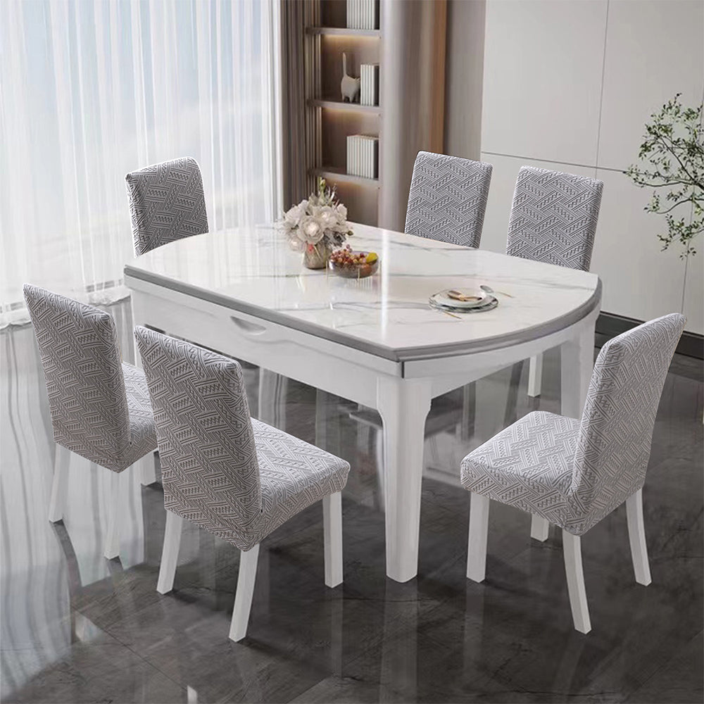 4Pcs Stretch Dining Chair Cover Chair Slipcover Dining Chair Protector
