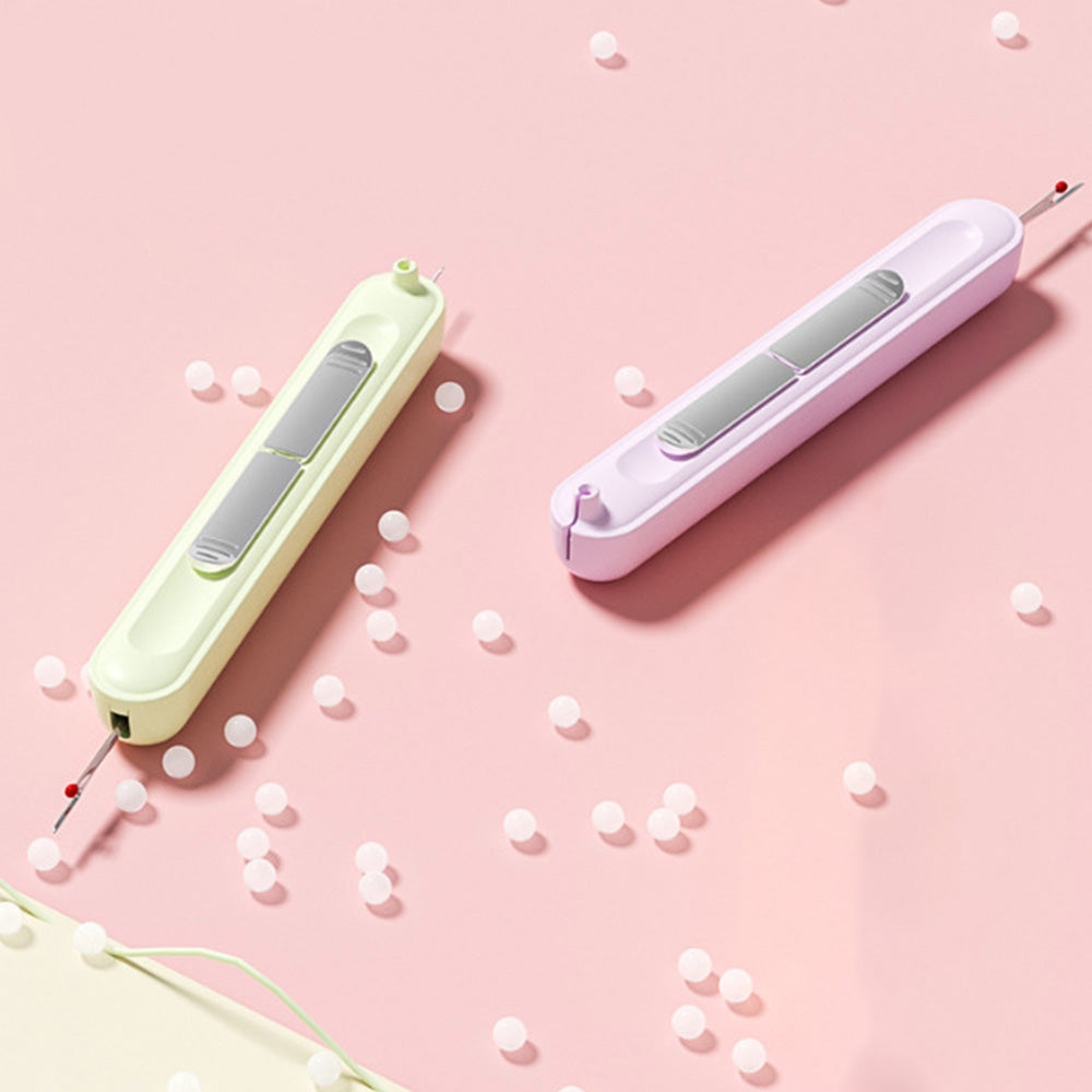 2Pcs 2 in 1 Needle Threader and Seam Ripper for Sewing Crafts Knitting