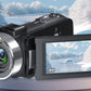 4K Video Camera Camcorder With 18x Digital Zoom And 32GB Card