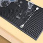 Bar Mat Non Slip Drying Mat for Countertops 45x30cm PVC Bar Service Mat for Home Bar