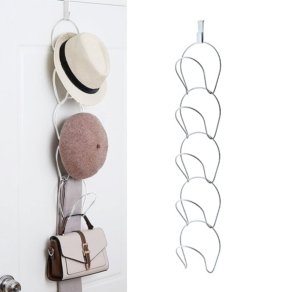 5Pcs Wrought Iron Hat Holder Racks