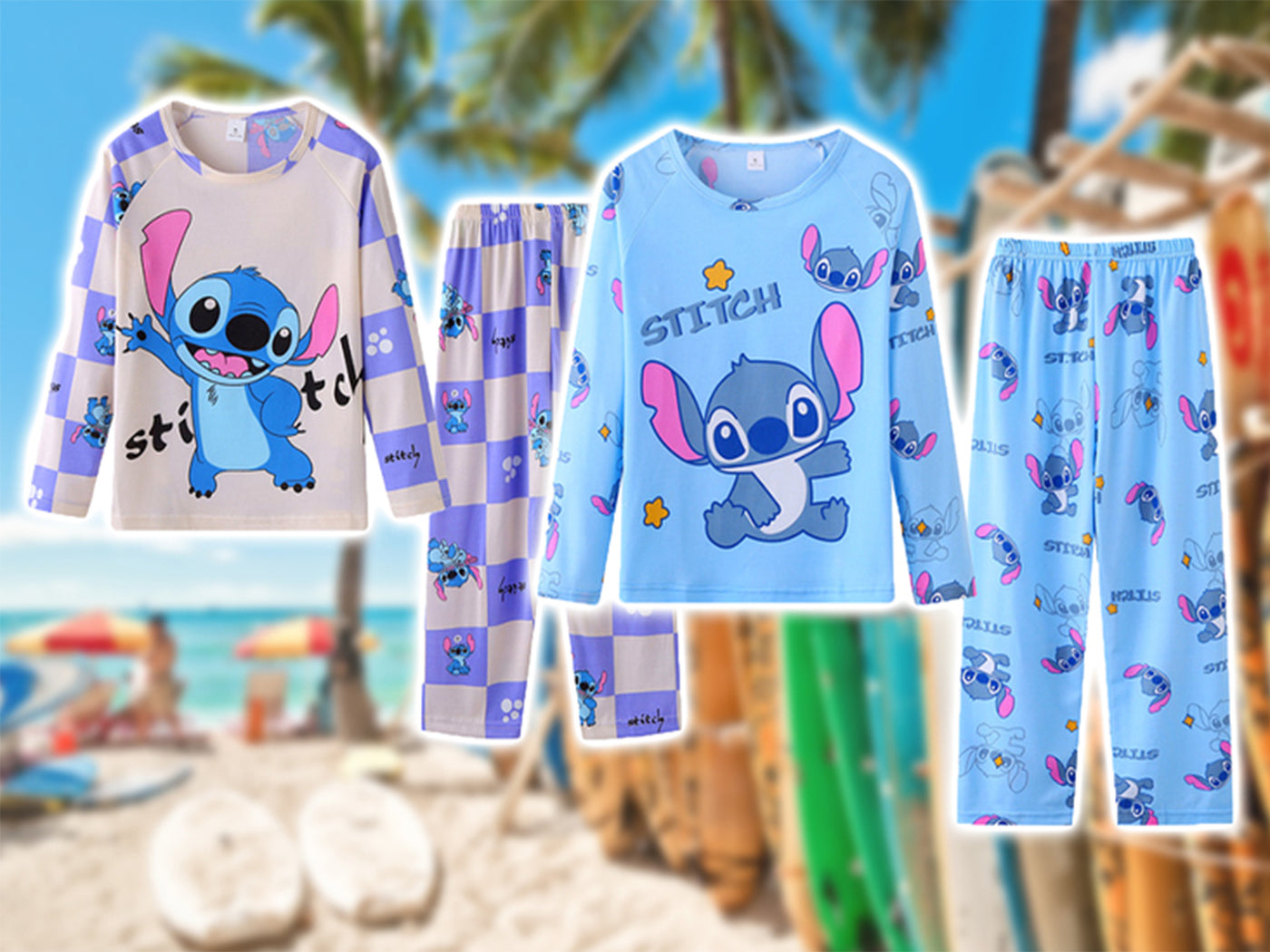 Stitch Inspired 2-Piece Children's Pyjamas Set