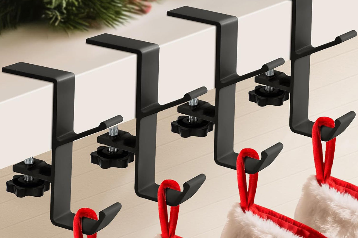 4Pcs Adjustable Desk Hook Aluminum Alloy Table Hanger for Office and Home