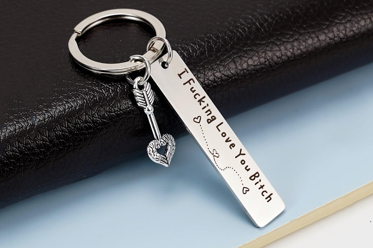 Best Friend Keychain Stainless Steel Key Chain