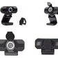 Full HD USB Webcam with Microphone for PC Desktop and Laptop -Black