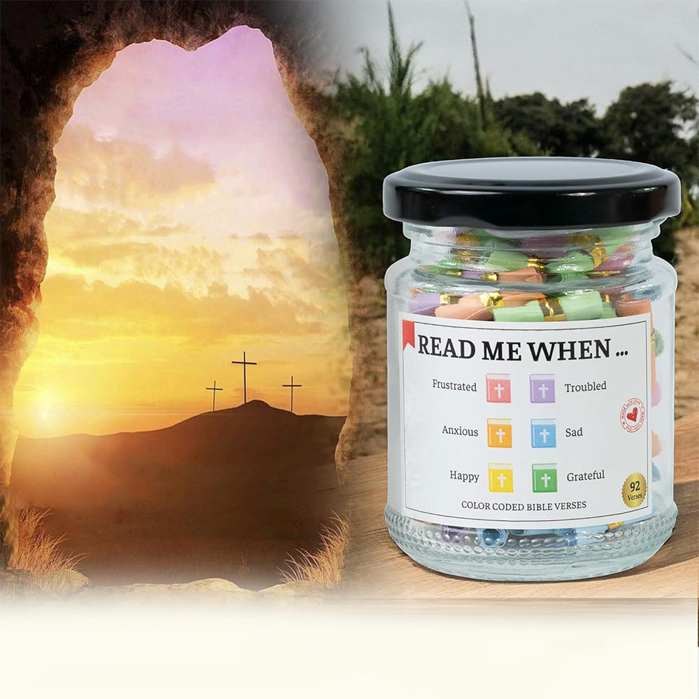 Bible Verse Jar for Emotions and Feelings and Daily Encouragement