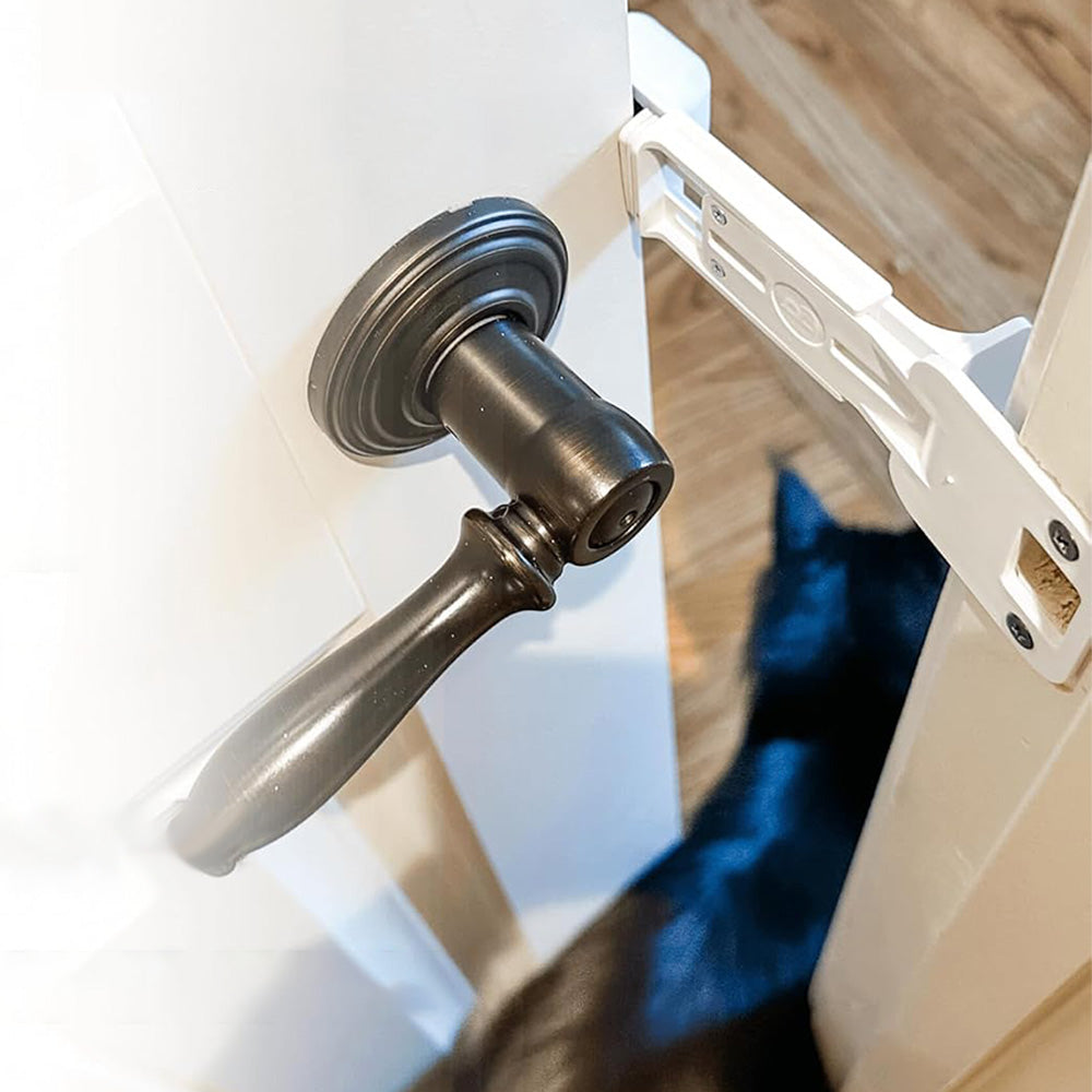 Portable Stretchable Stopper for Cat Door Prop Latch