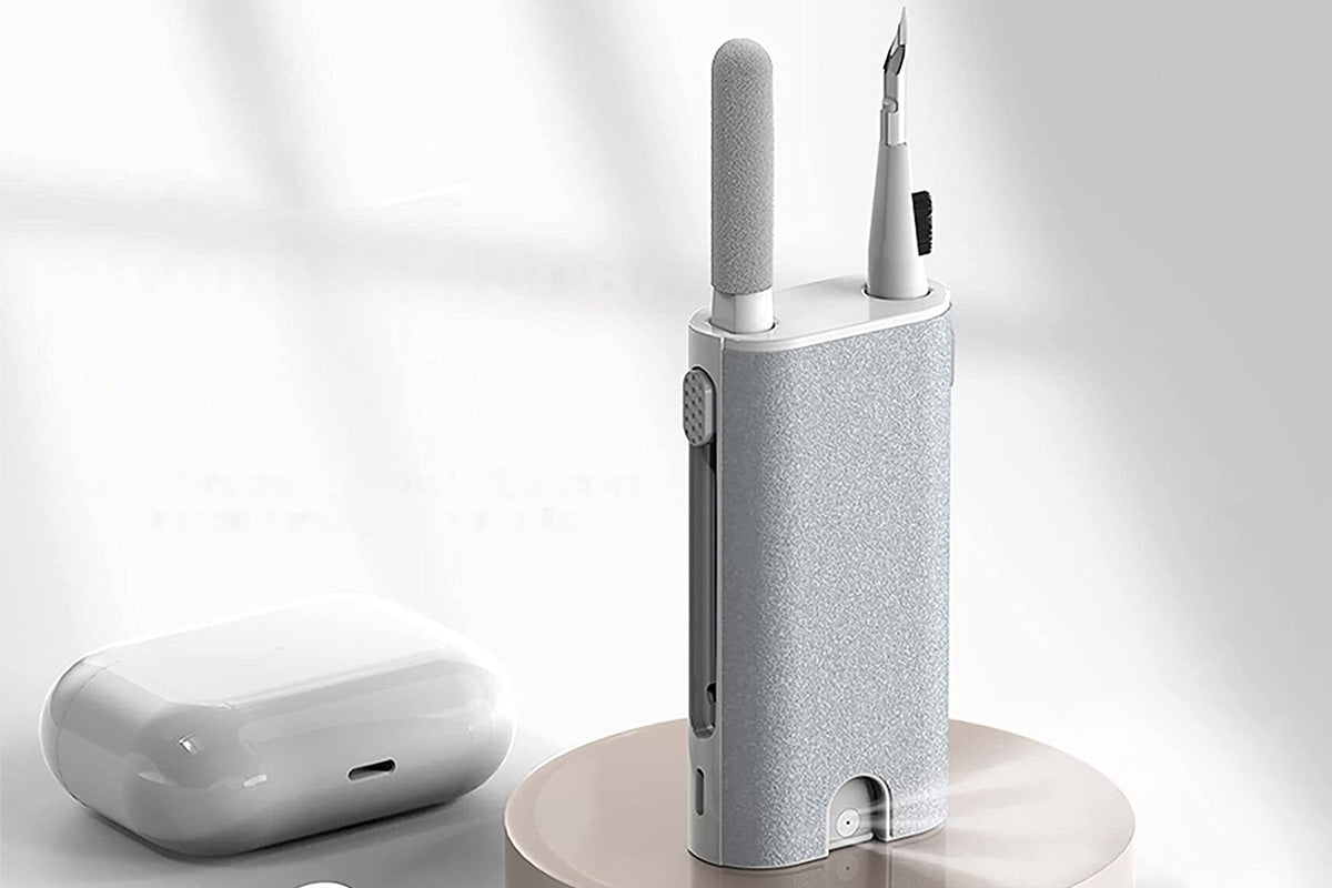 6 in 1 Earbud Cleaning Kit with Brush and Pen for Phone and Keyboard