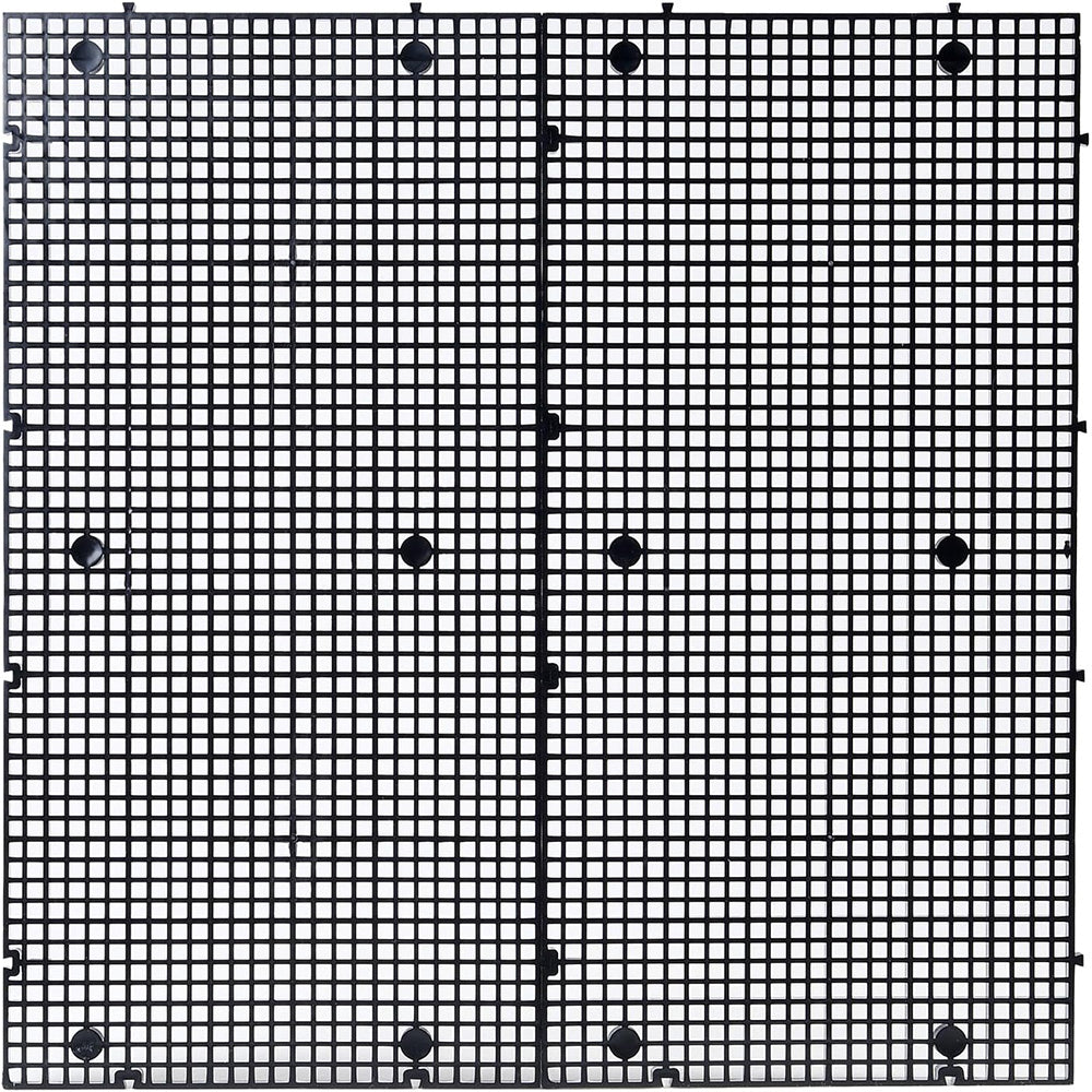 8 Piece Plastic Aquarium Grid Divider Set for Fish Tanks and Breeding