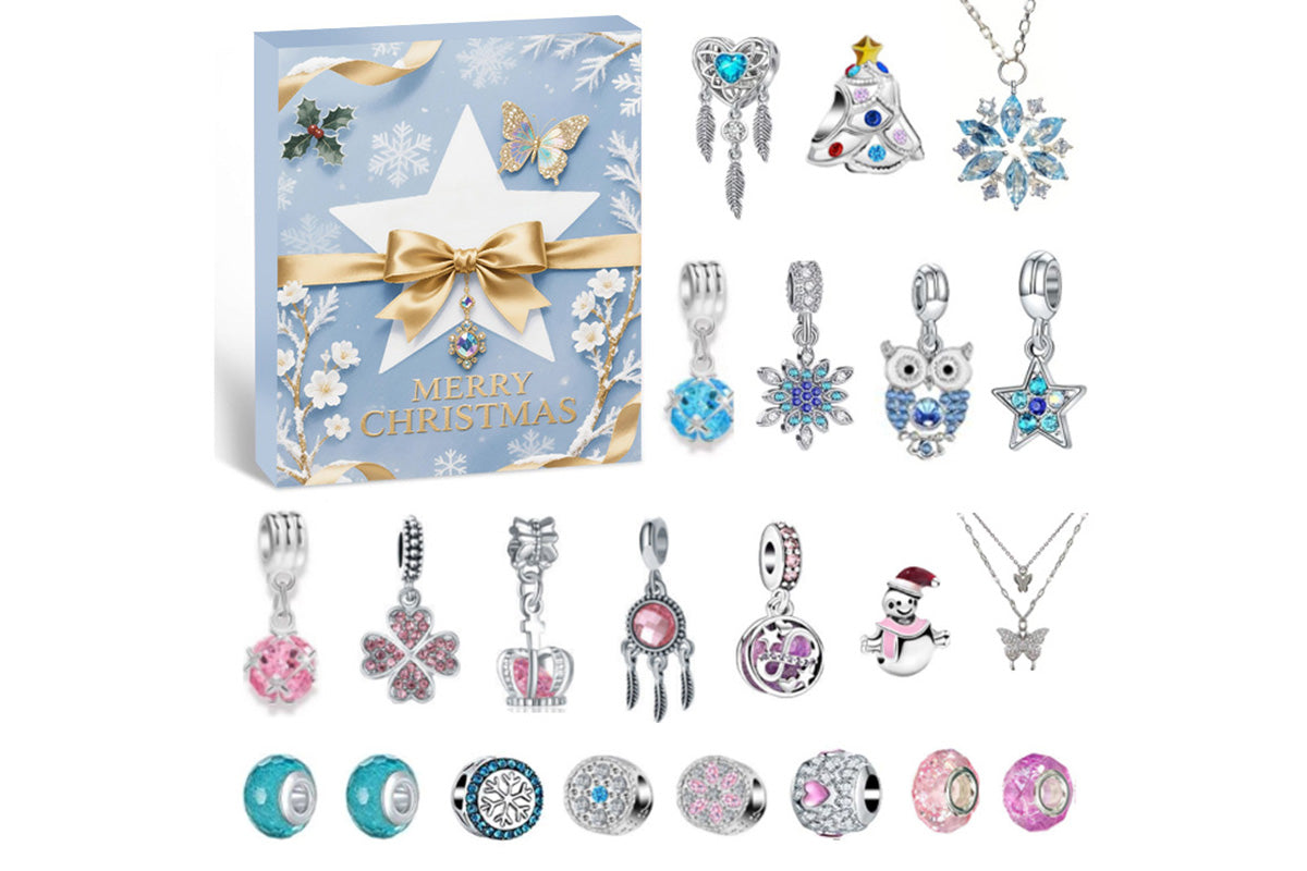 DIY Charm Bracelet Blind Box Jewelry Making Kit Holiday Birthday Gift for Girls Teens