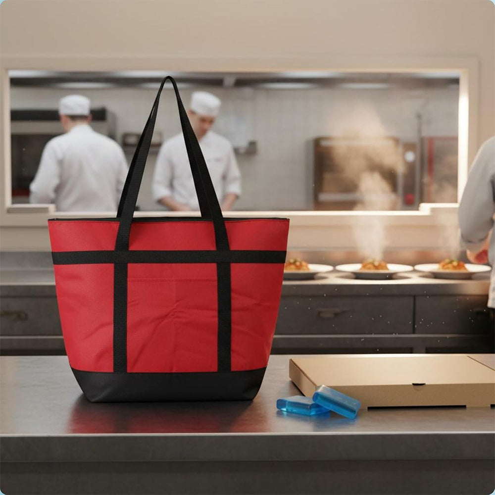 Insulated Lunch Bag Large 39L Thermal Cooler Tote for Picnic Beach Grocery