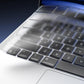 2Pcs Clear Silicone Keyboard Covers for MacBook Air Pro 13 14 15 Inch