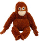 Monkey Plush Toy Orangutan Stuffed Animal Soft Cuddly Doll for Kids Adults