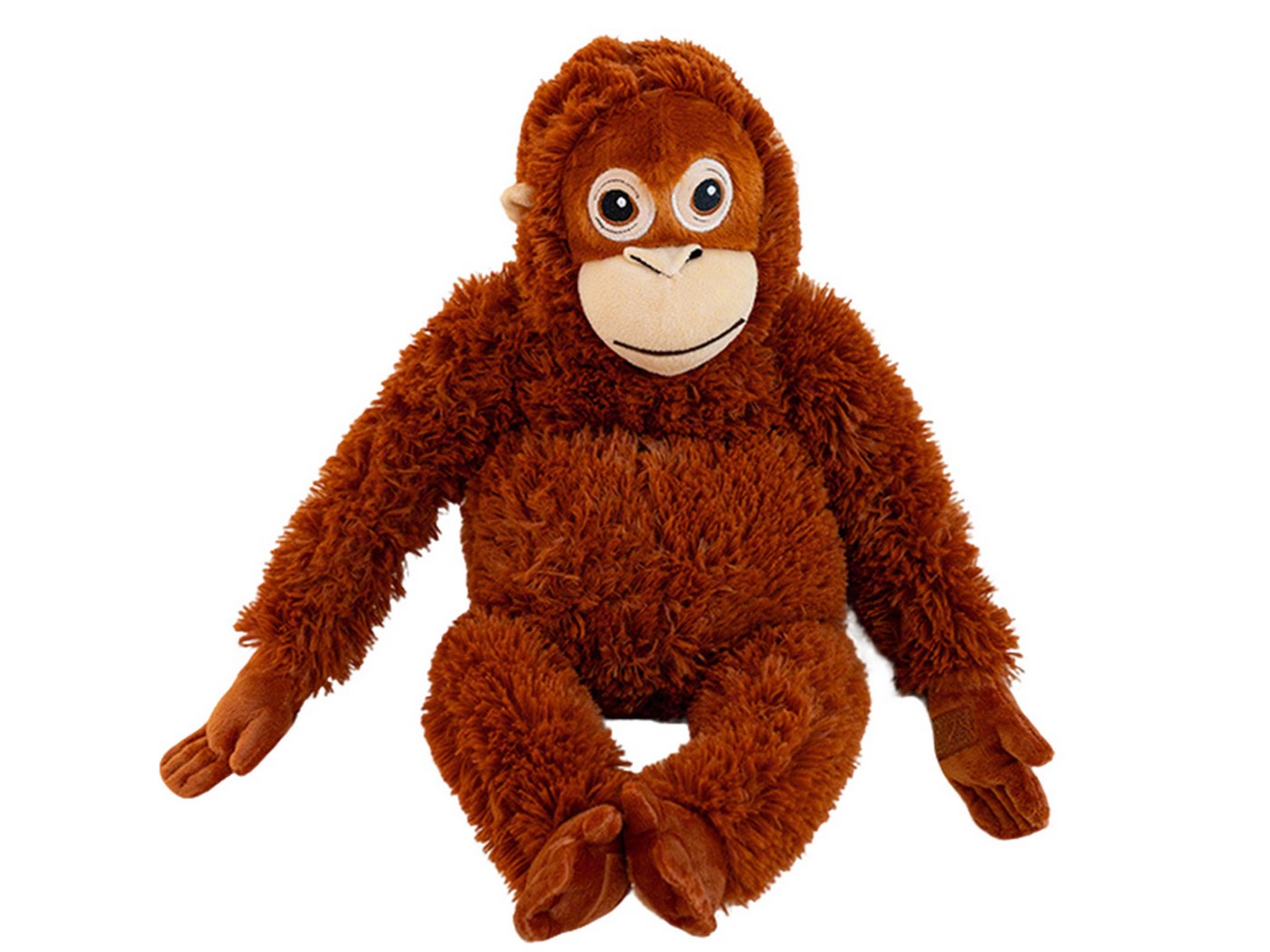 Monkey Plush Toy Orangutan Stuffed Animal Soft Cuddly Doll for Kids Adults