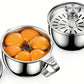 304 Stainless Steel Egg Separator with Glass Lid