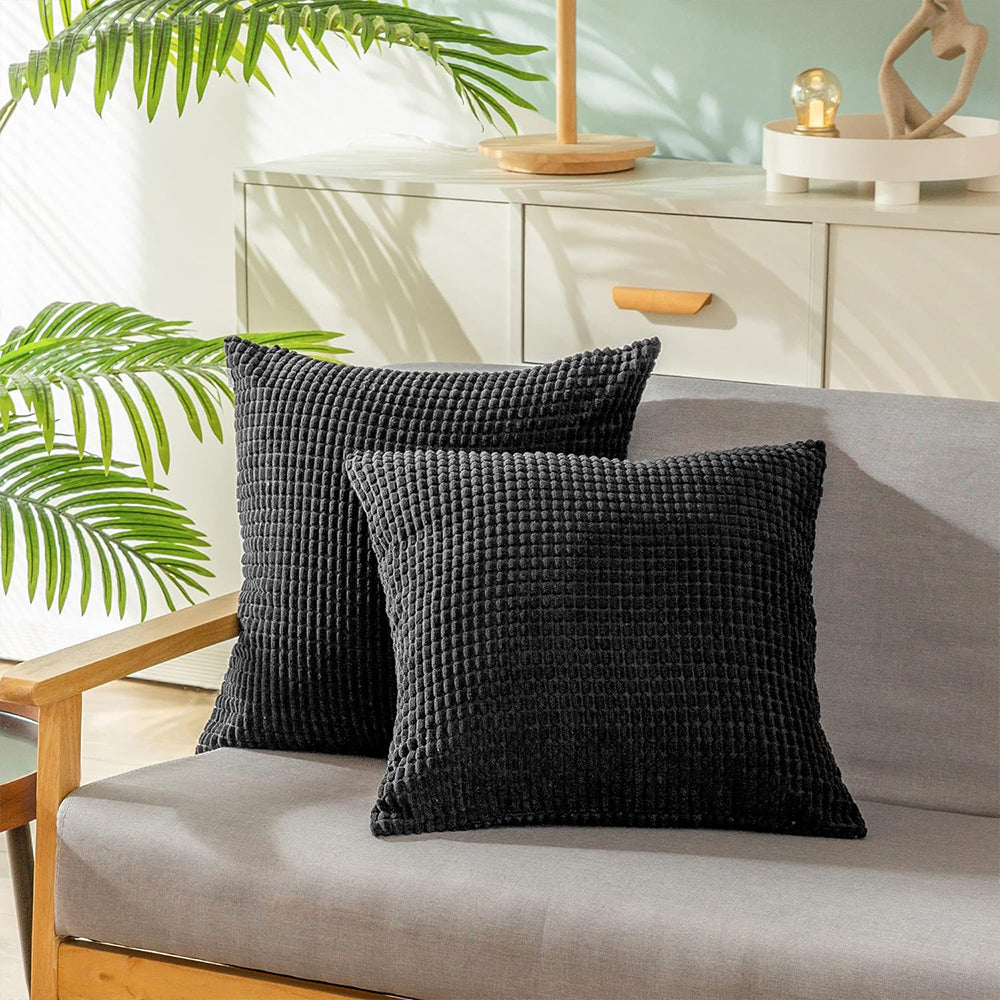 2Pcs Corduroy Lounge Cushion Cover