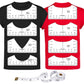 9Pcs T Shirt Alignment Ruler Guide for Heat Press Printing